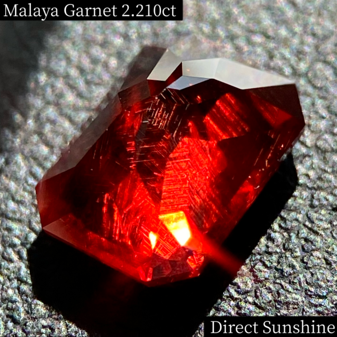 Malaya Garnet 2.210ct