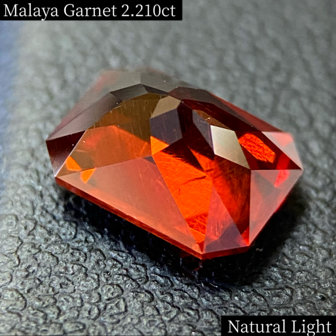 Malaya Garnet 2.210ct