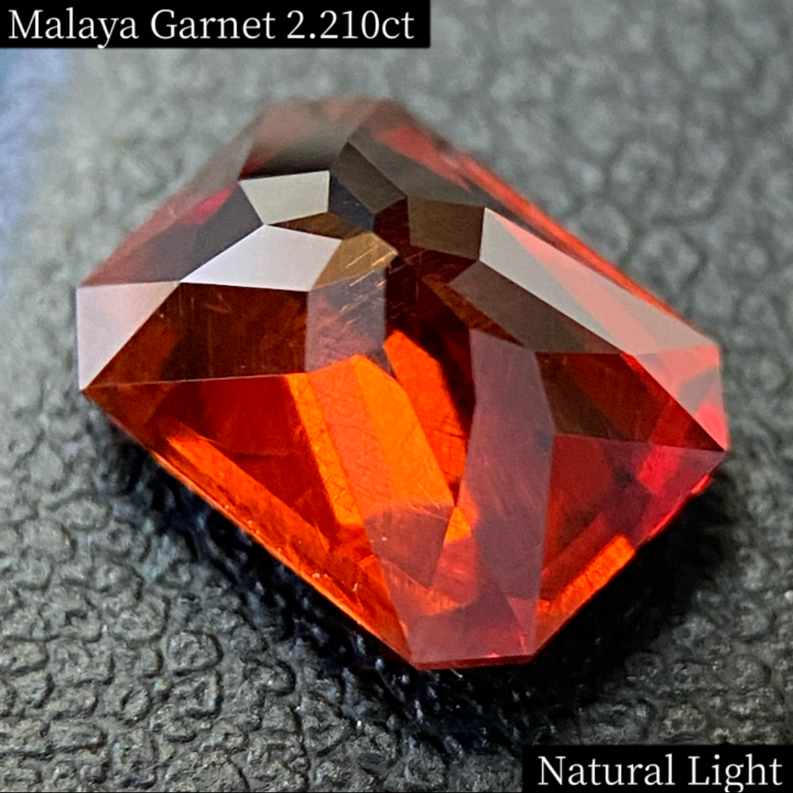 Malaya Garnet 2.210ct