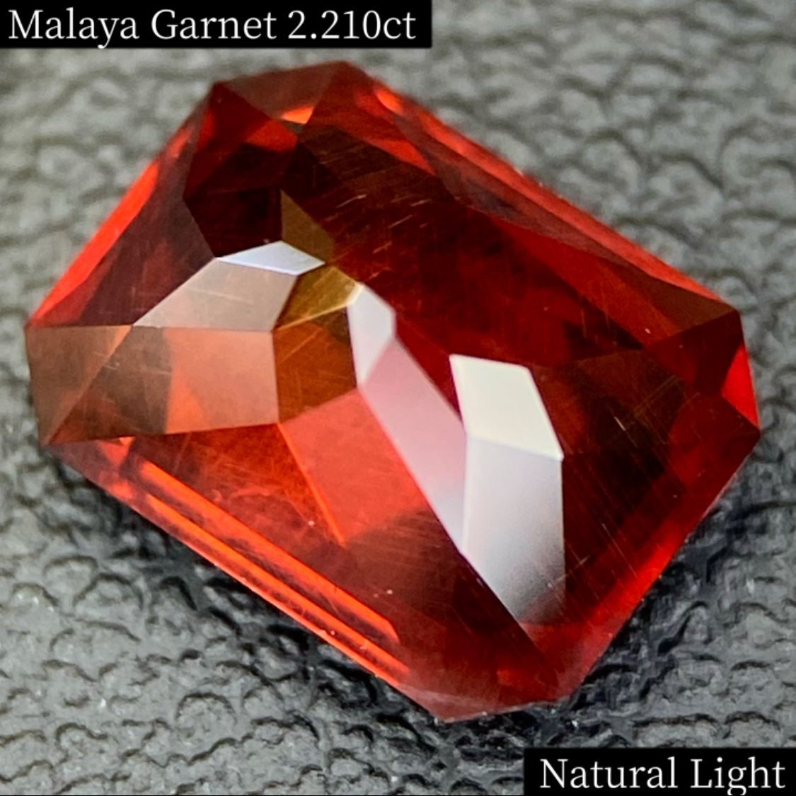 Malaya Garnet 2.210ct