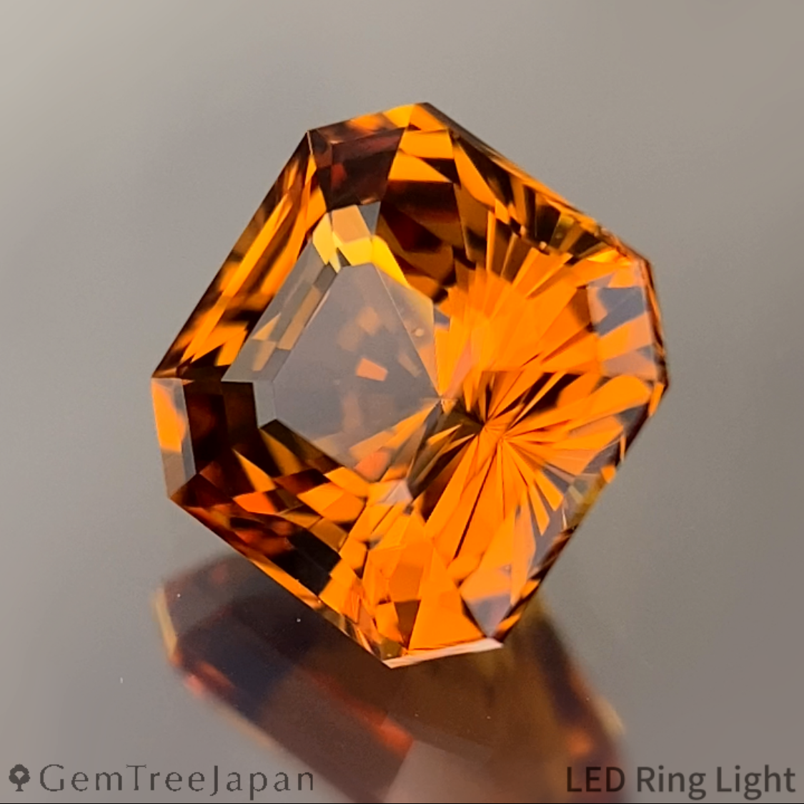 "4 step & Narika" Spessartine Garnet (Pyrope/Spessartine) 1.398ct / Tanzania