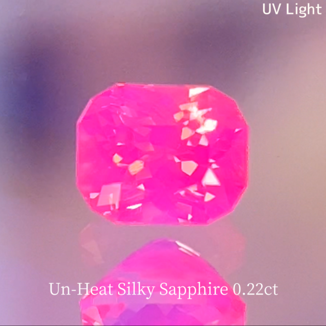 Un-Heat Silky Sapphire 0.22ct / Vietnam