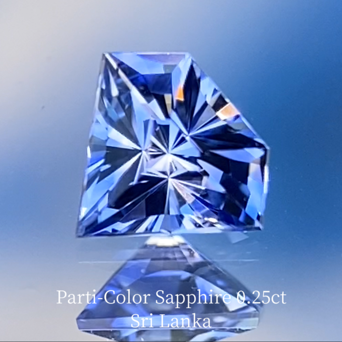 Parti-Color Sapphire 0.25ct / Sri Lanka