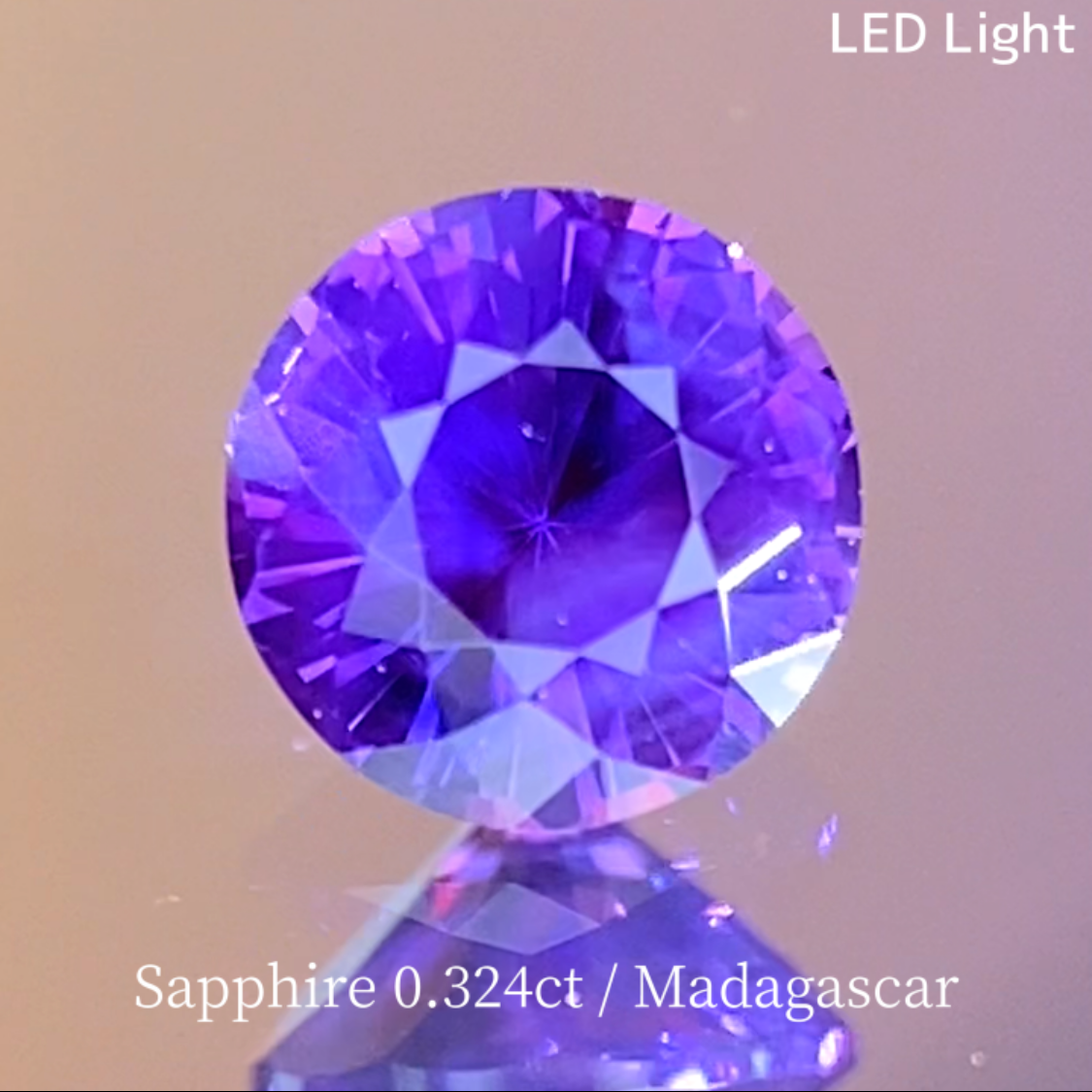 Purple Sapphire 0.324ct / Madagascar