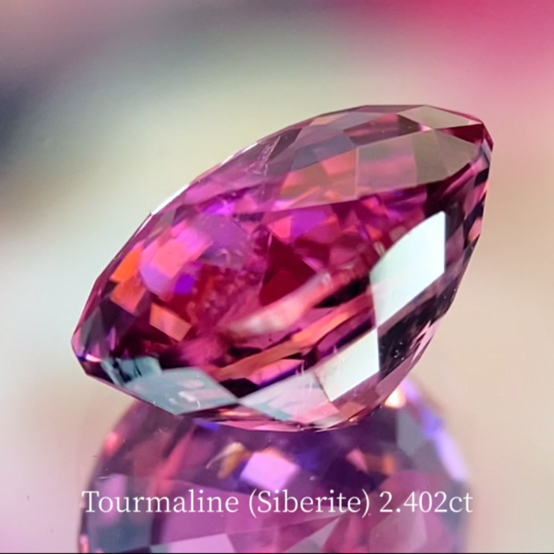 Siberite Tourmaline 2.402ct