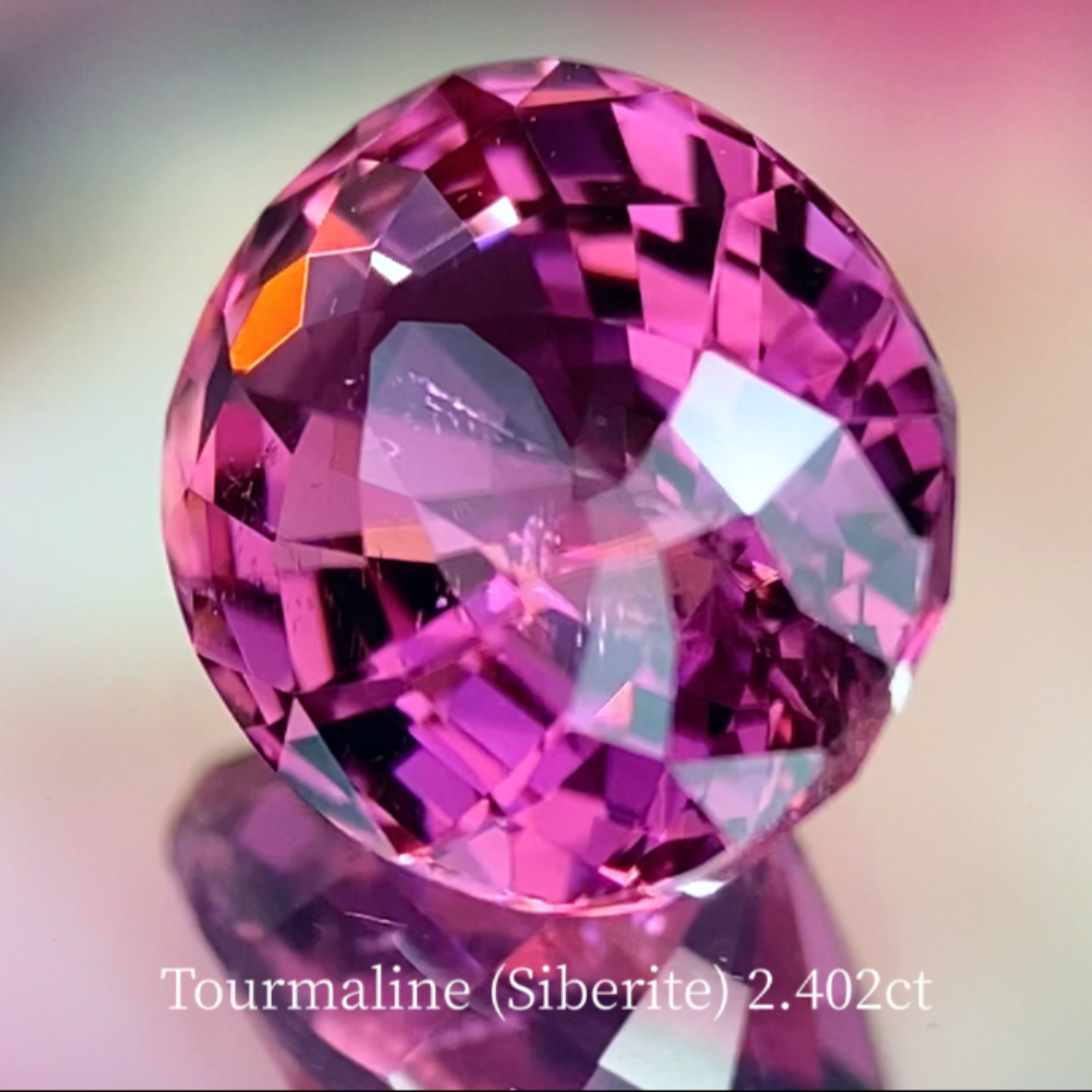Siberite Tourmaline 2.402ct