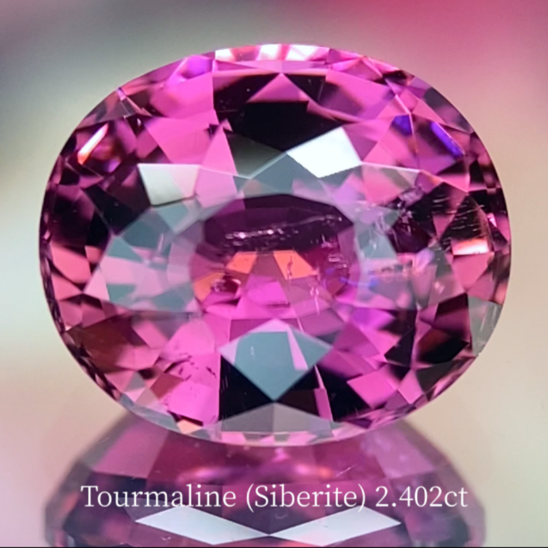 Siberite Tourmaline 2.402ct