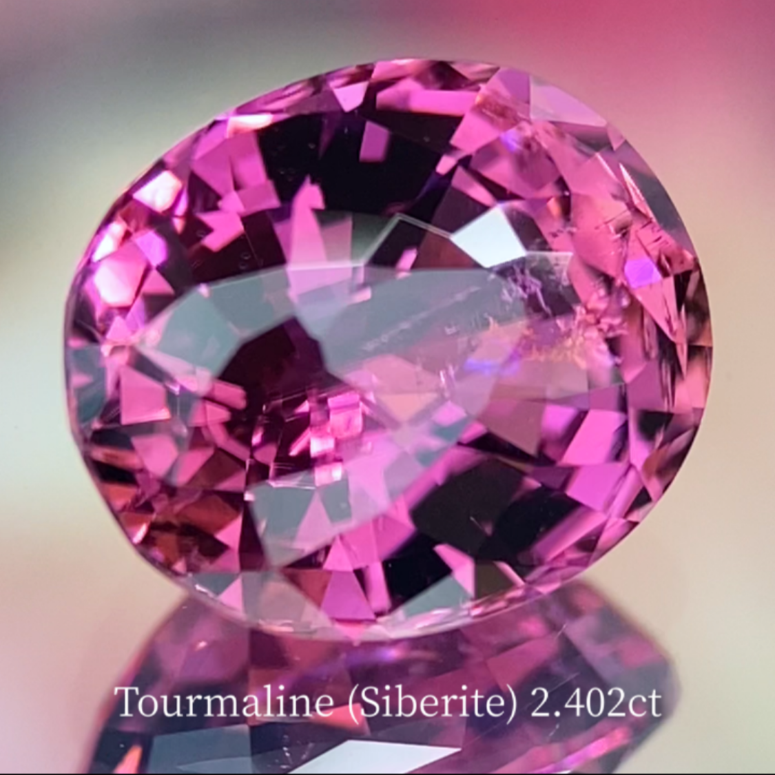 Siberite Tourmaline 2.402ct