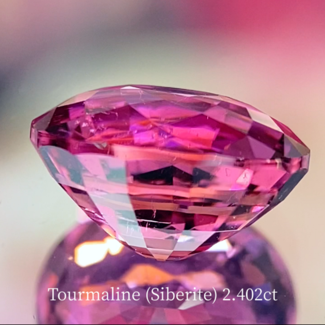 Siberite Tourmaline 2.402ct