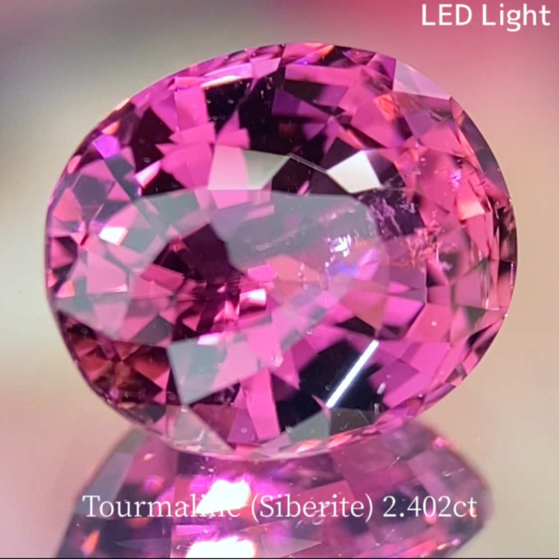 Siberite Tourmaline 2.402ct