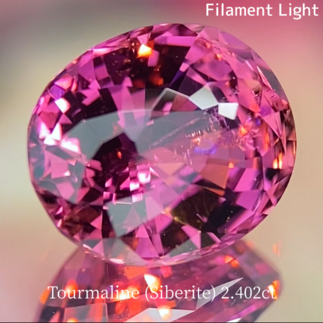 Siberite Tourmaline 2.402ct