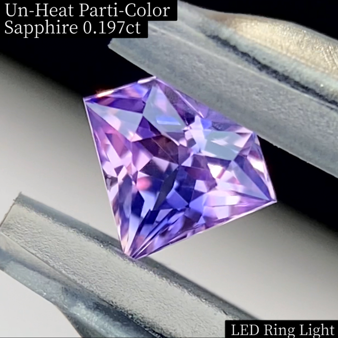 Un-Heat Parti-Color Sapphire 0.197ct / Vietnam