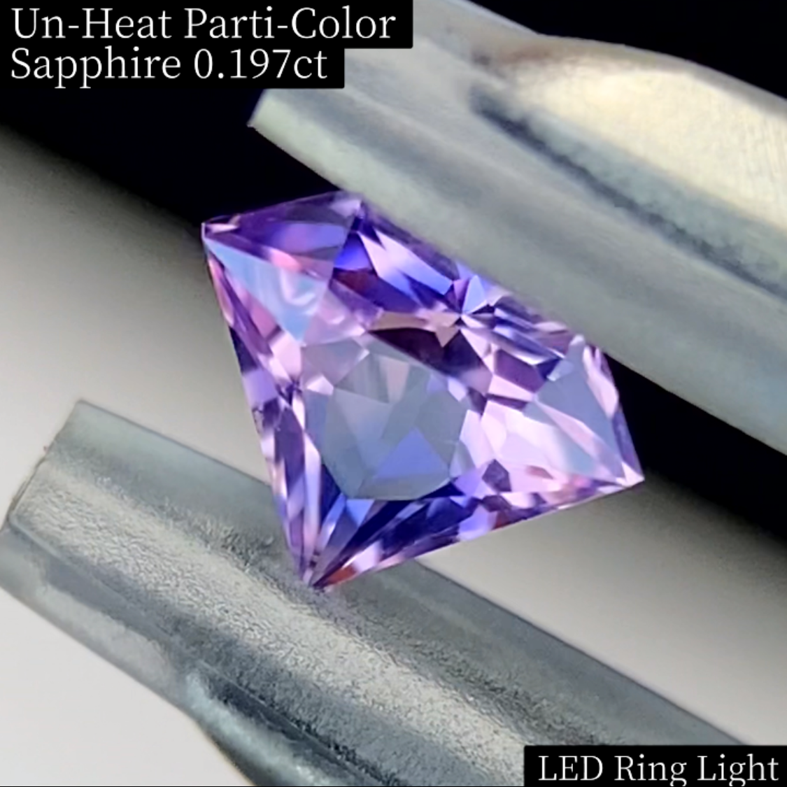 Un-Heat Parti-Color Sapphire 0.197ct / Vietnam