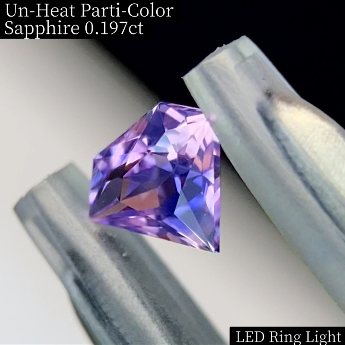 Un-Heat Parti-Color Sapphire 0.197ct / Vietnam