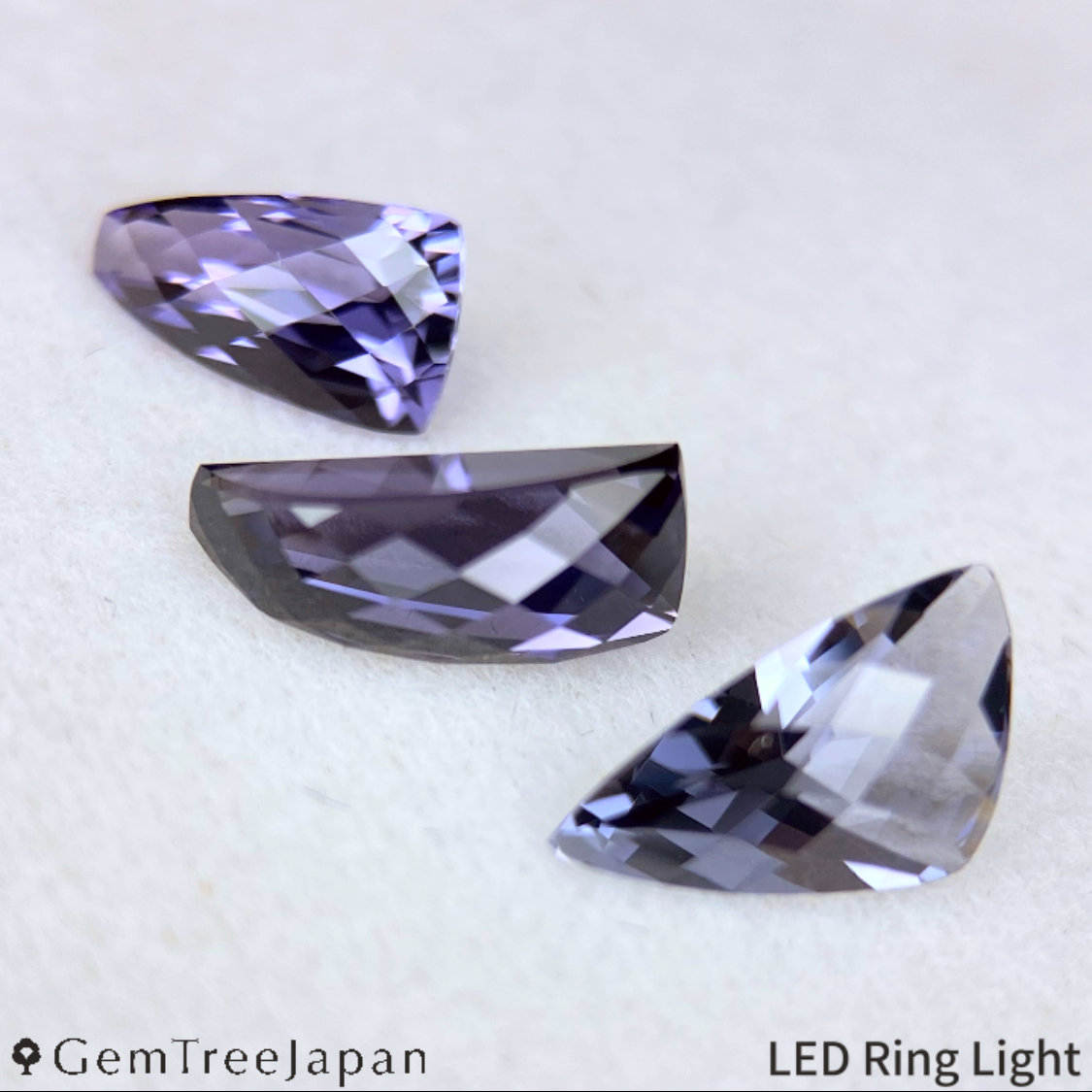 "Crow's Claw" Spinel 3pc set Total 2.24ct / Madagascar 【One Price】