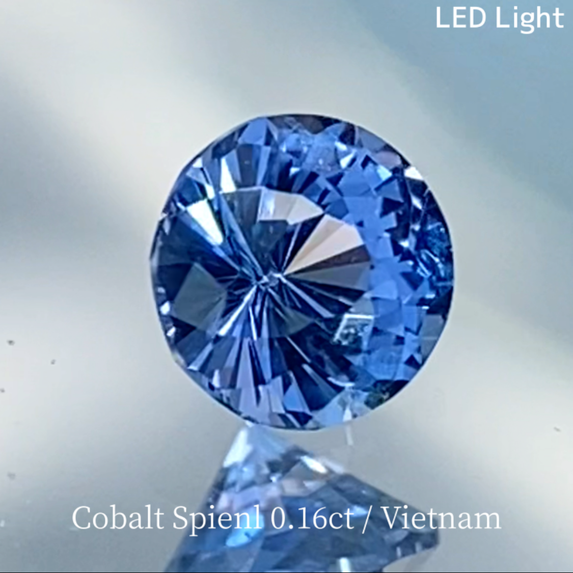 Cobalt Spinel 0.16ct / Vietnam