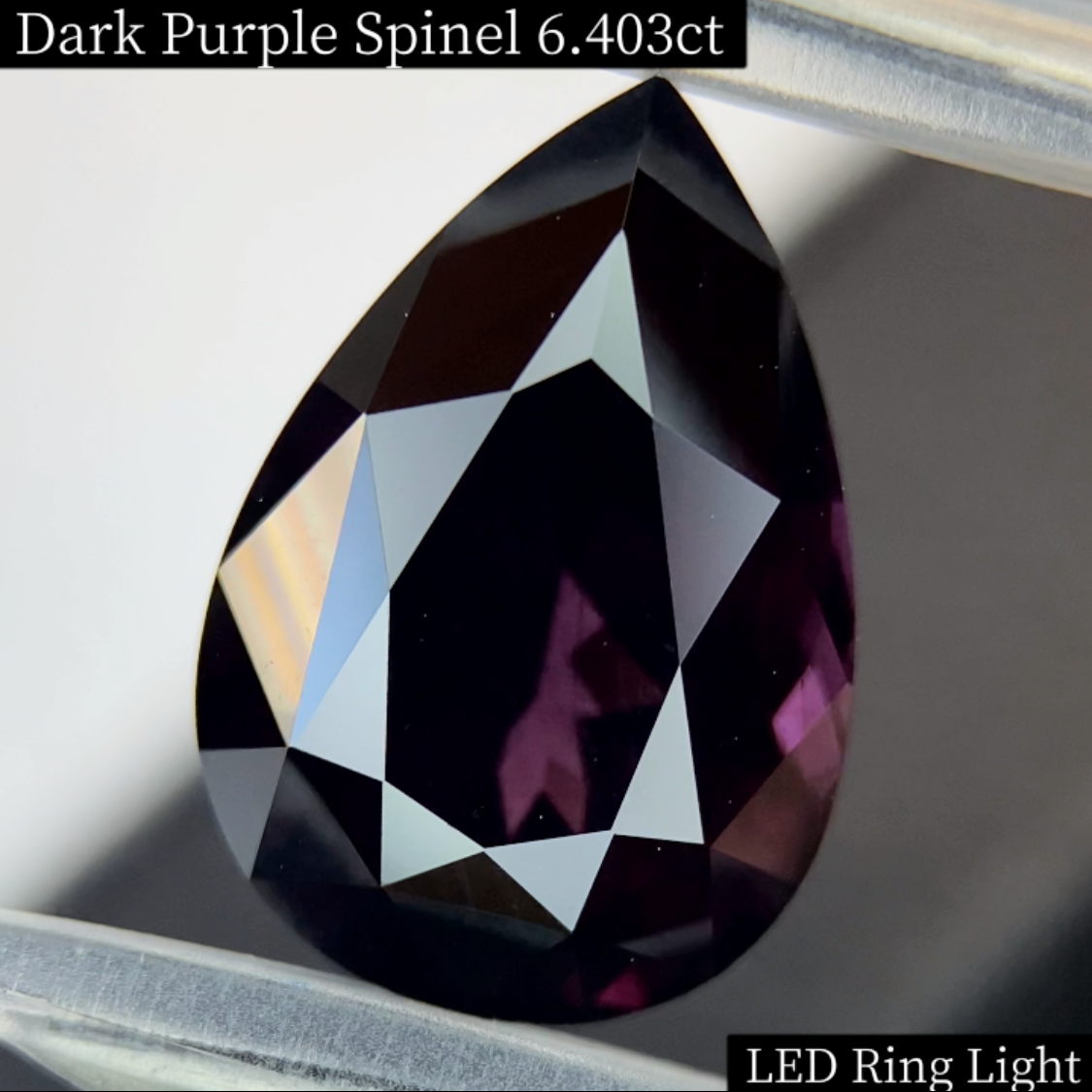 Dark Purple Spinel 6.403ct / Vietnam