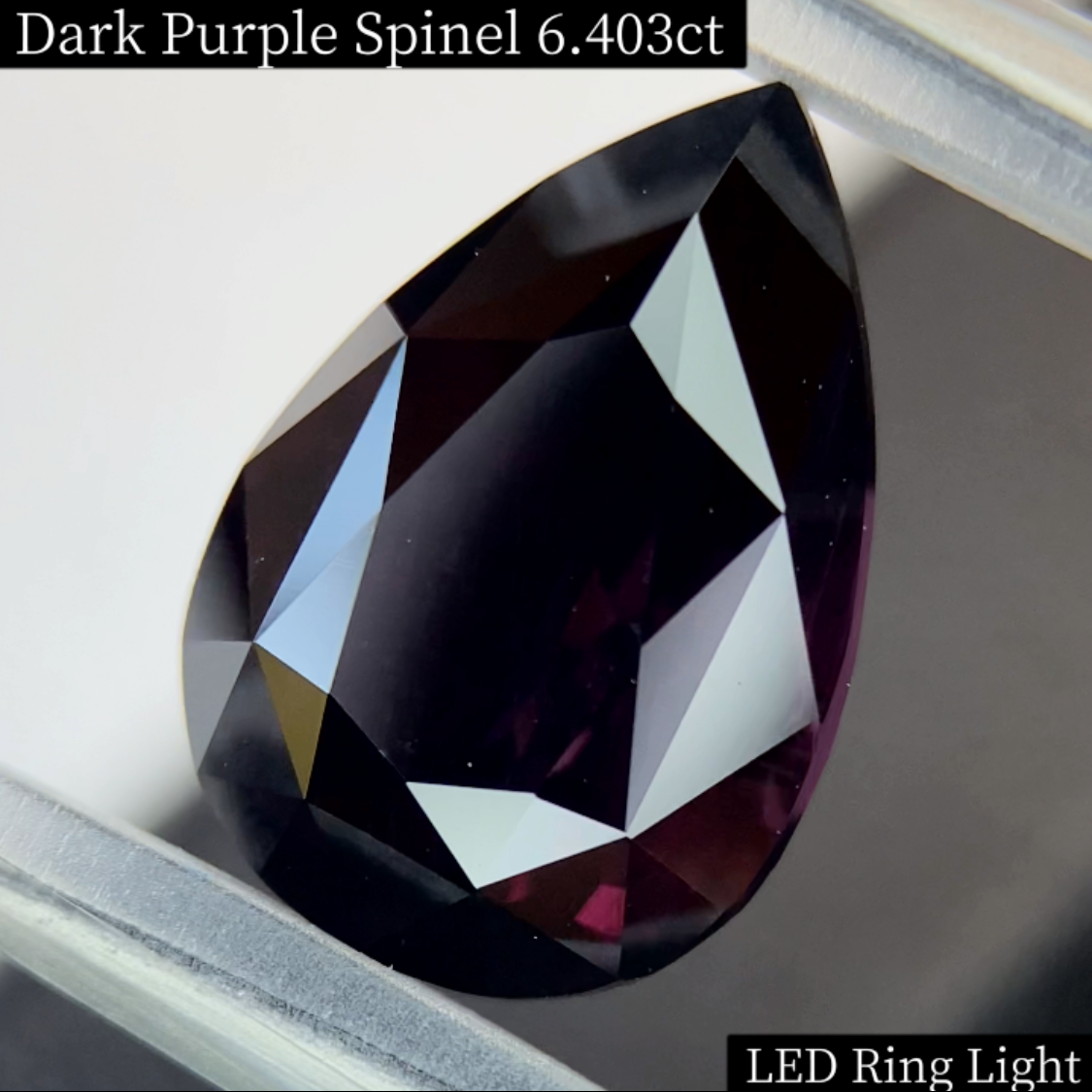 Dark Purple Spinel 6.403ct / Vietnam