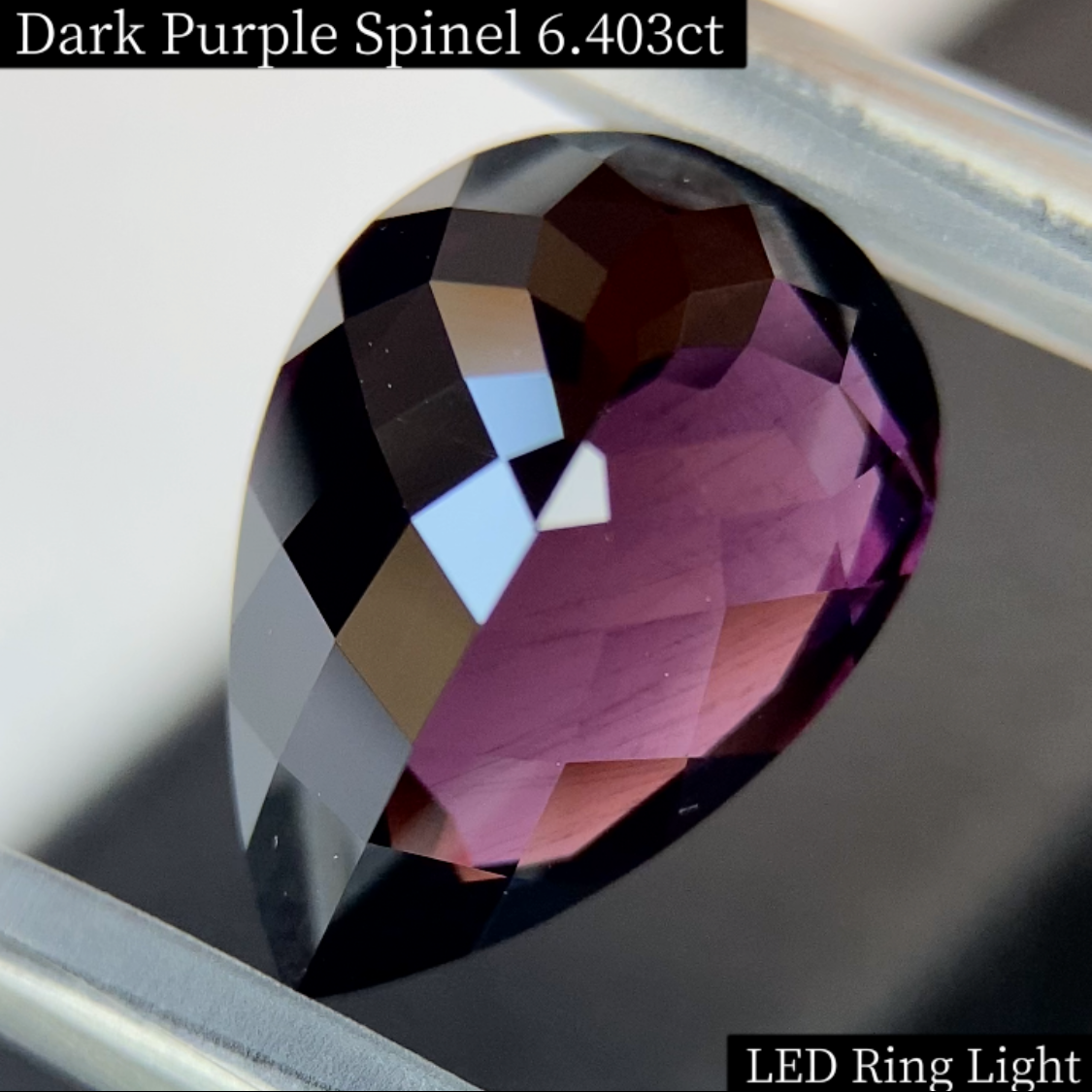 Dark Purple Spinel 6.403ct / Vietnam