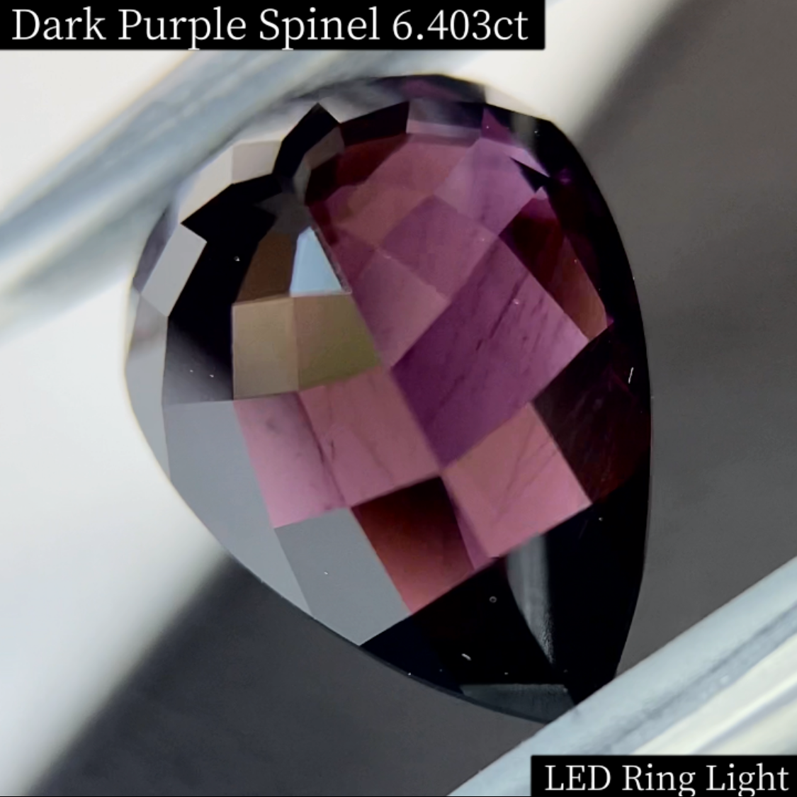 Dark Purple Spinel 6.403ct / Vietnam
