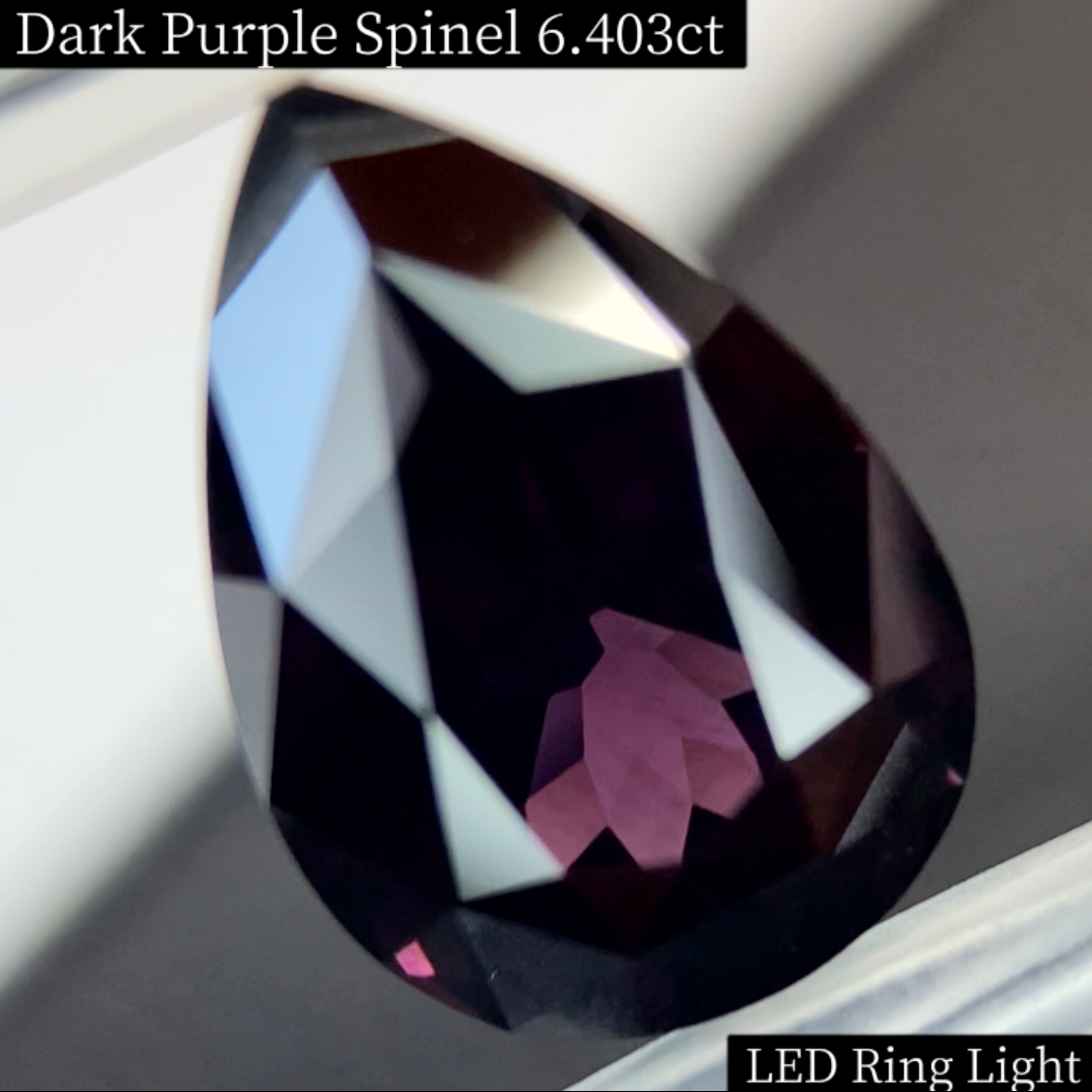 Dark Purple Spinel 6.403ct / Vietnam