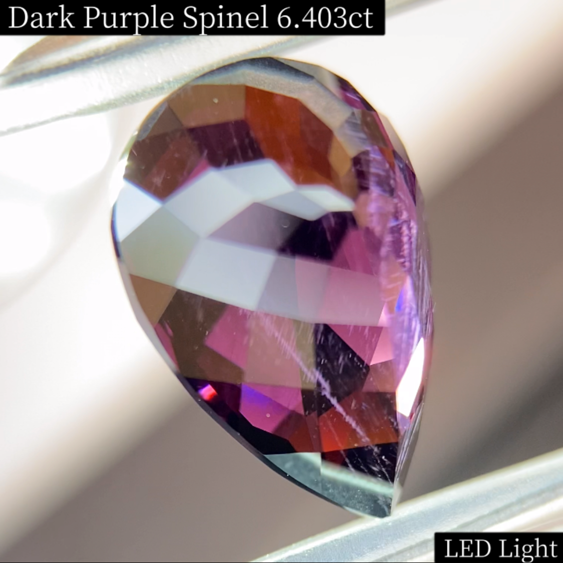 Dark Purple Spinel 6.403ct / Vietnam
