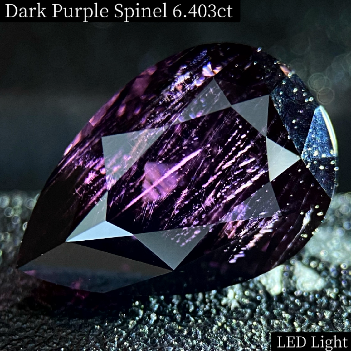 Dark Purple Spinel 6.403ct / Vietnam