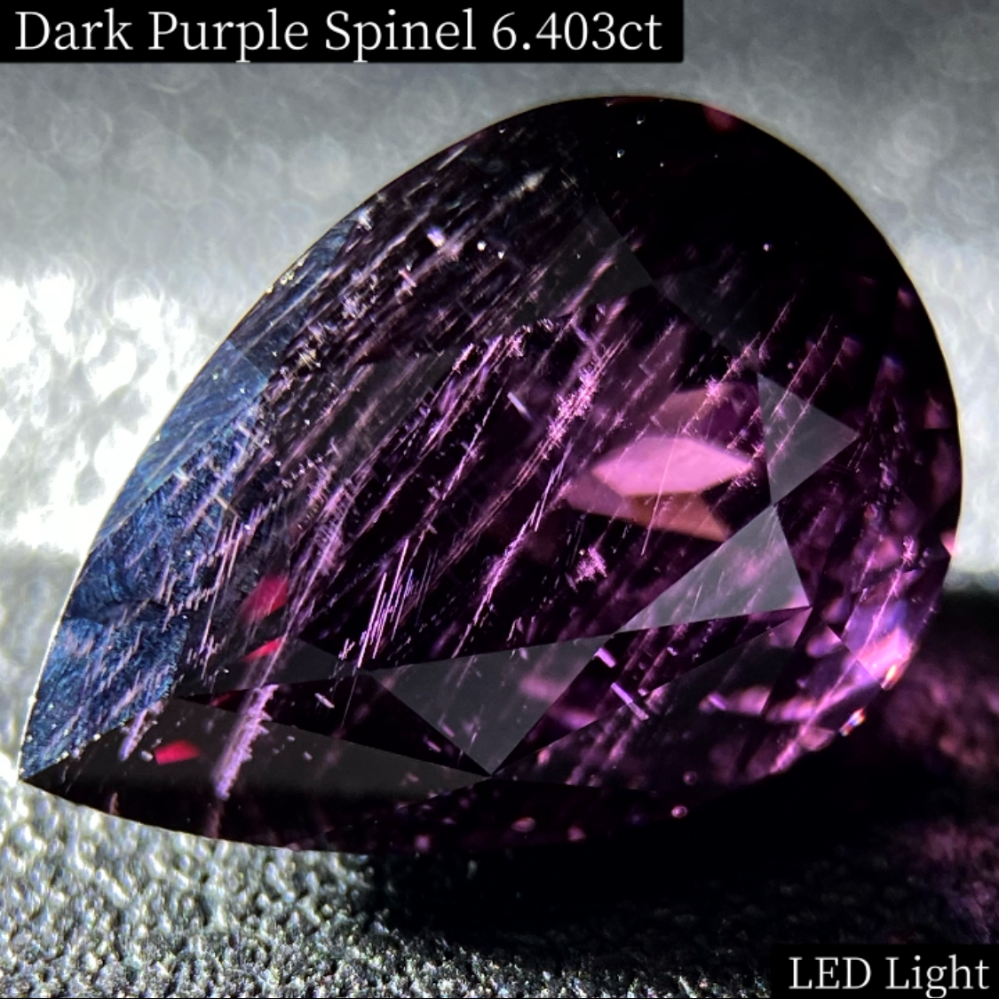 Dark Purple Spinel 6.403ct / Vietnam