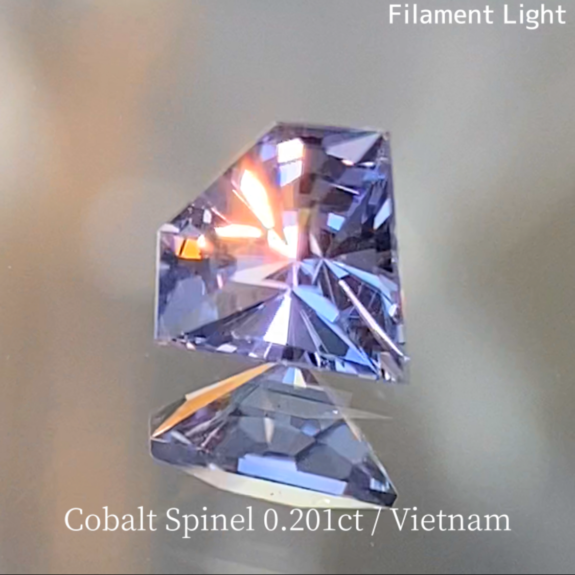 Cobalt Spinel 0.201ct / Vietnam