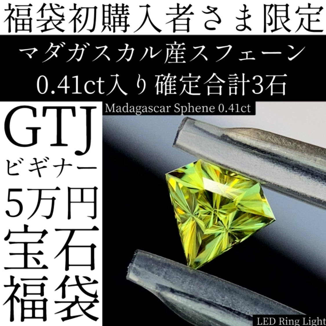 【福袋初購入者さま限定】1石確定★GTJビギナー5万円福袋 11/17(日)まで1万円分ウェブチケット贈呈