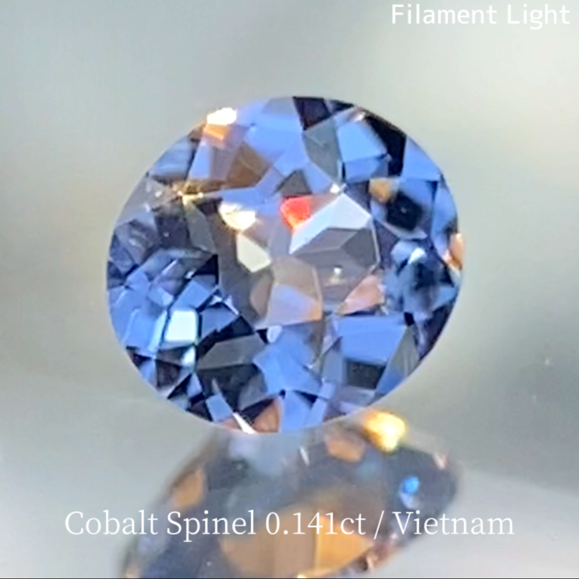 Cobalt Spinel 0.141ct / Vietnam