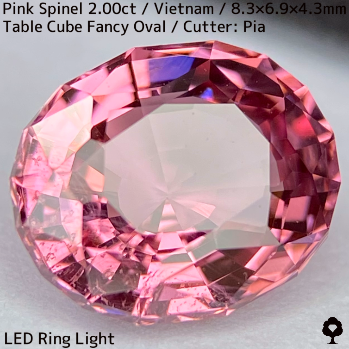 ベトナム産ピンクスピネル2.00ct★華やかなピンクの煌めき美しい軽やかなインクルが良い趣の貴重な2ctアップ