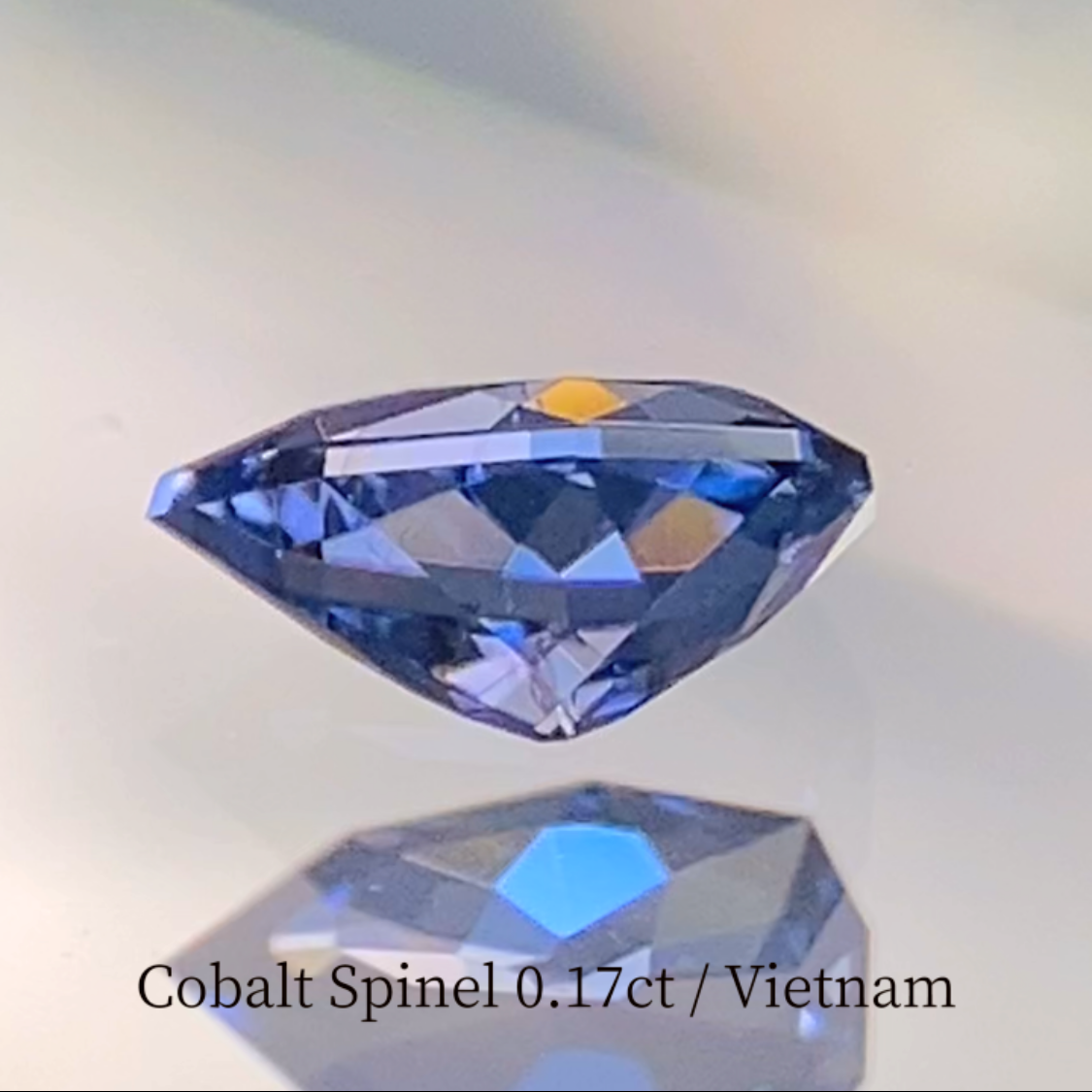 Cobalt Spinel 0.179ct / Vietnam / Iron Cobalt