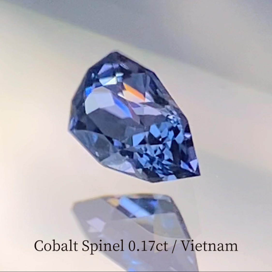 Cobalt Spinel 0.179ct / Vietnam / Iron Cobalt