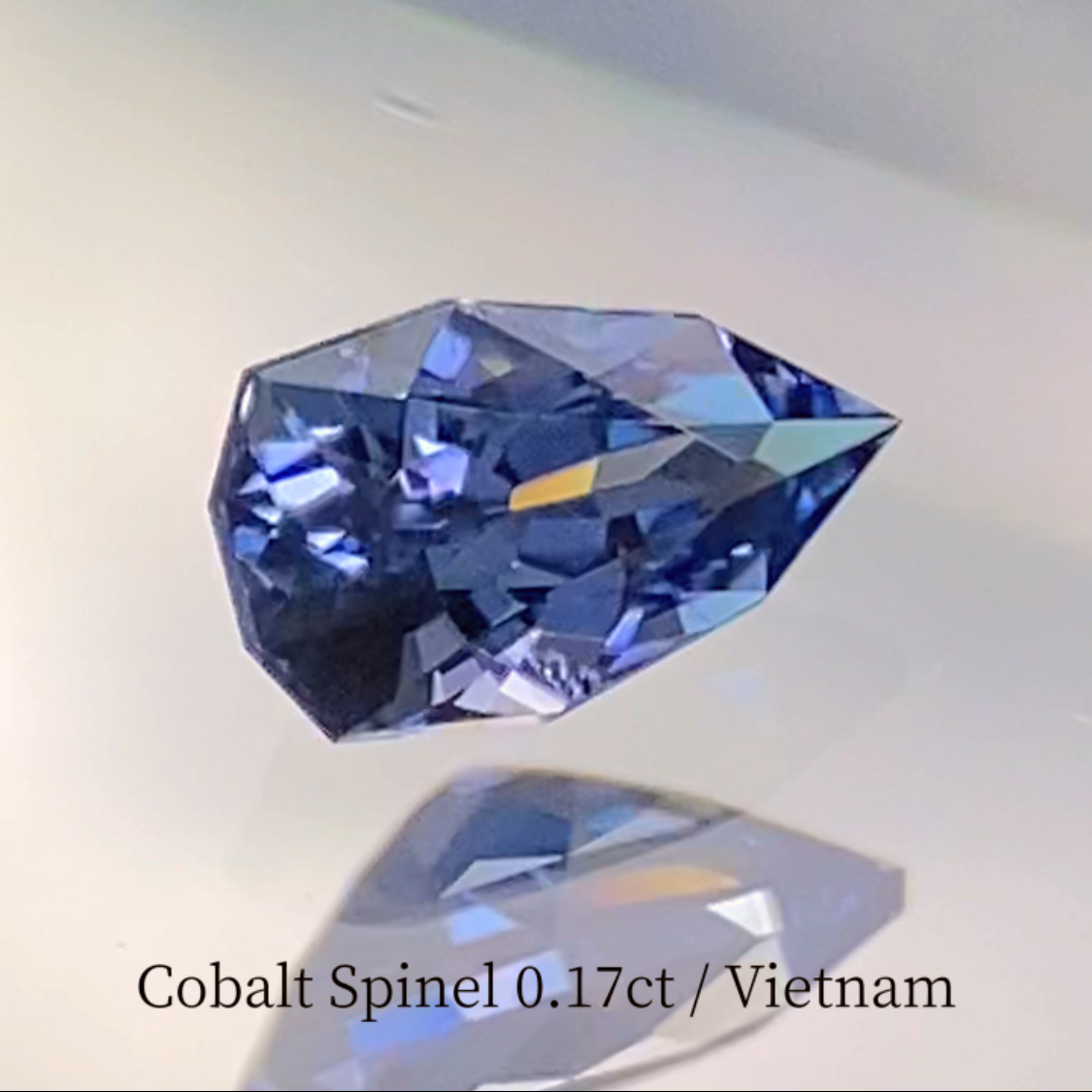 Cobalt Spinel 0.179ct / Vietnam / Iron Cobalt