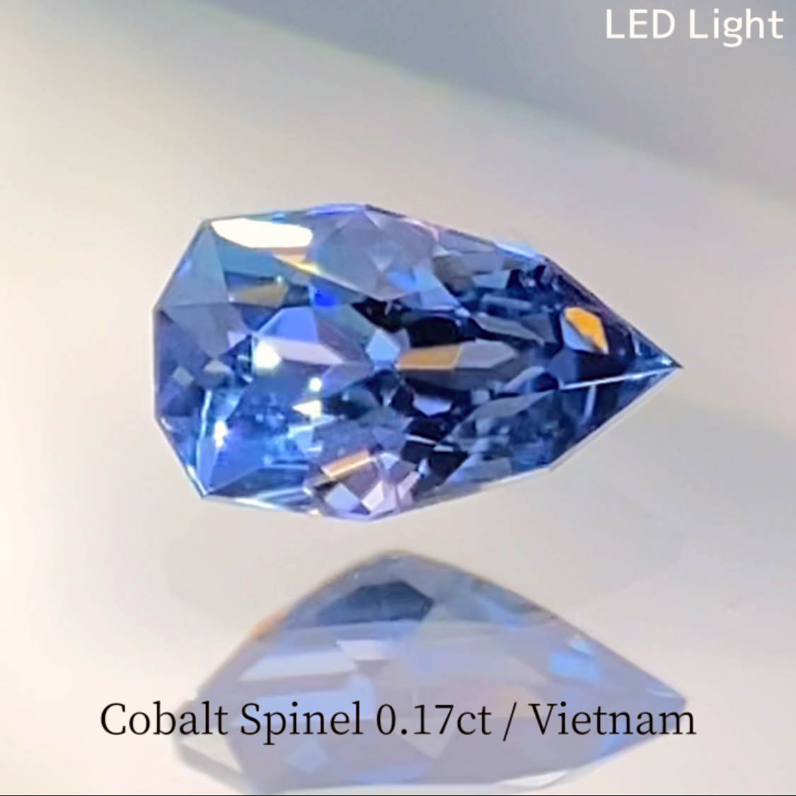 Cobalt Spinel 0.179ct / Vietnam / Iron Cobalt