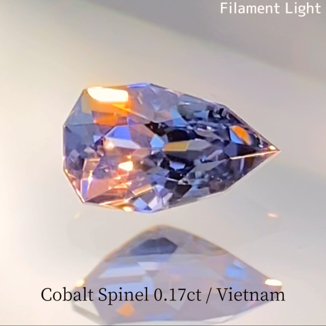 Cobalt Spinel 0.179ct / Vietnam / Iron Cobalt