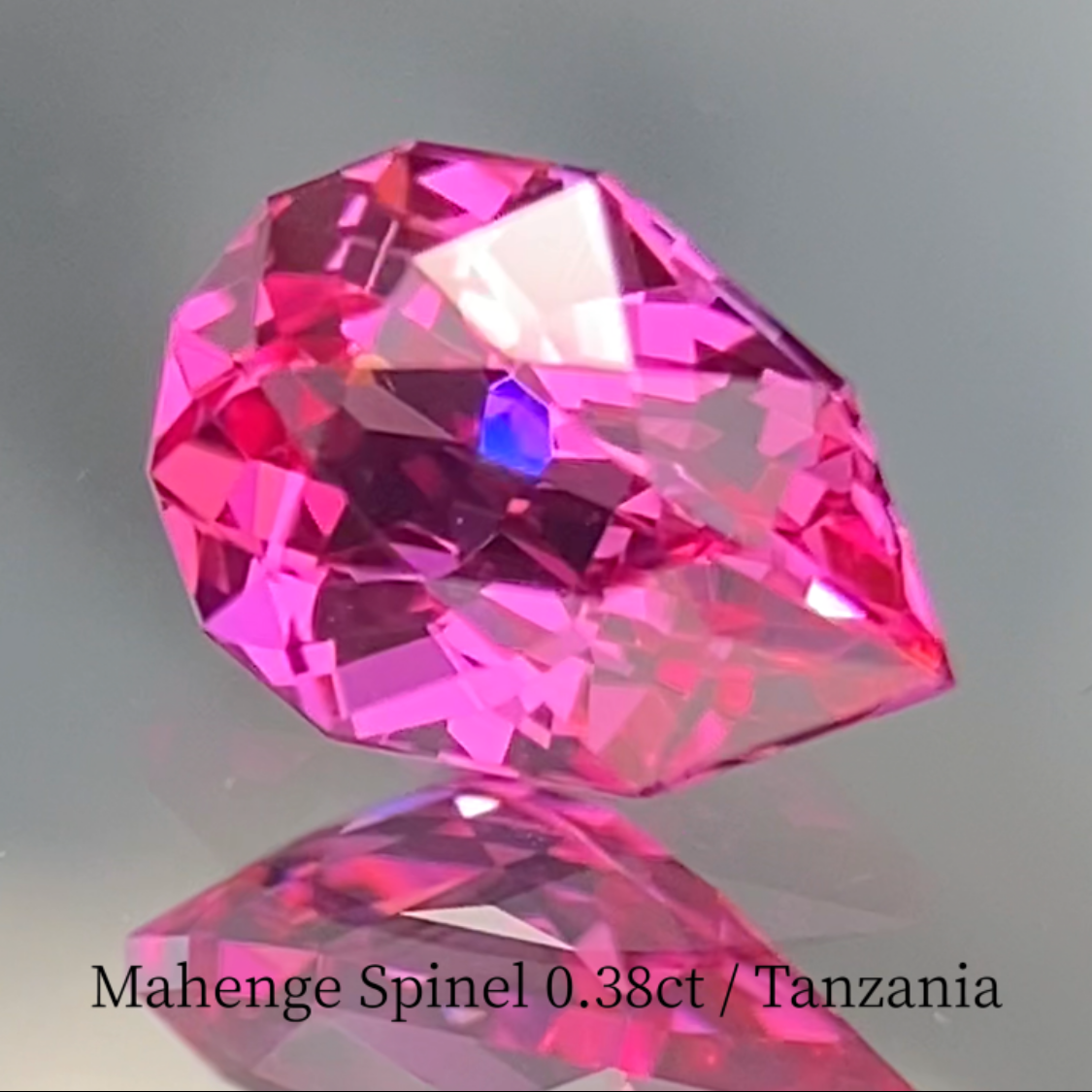 Mahenge Neon Pink Spinel 0.385ct / Tanzania