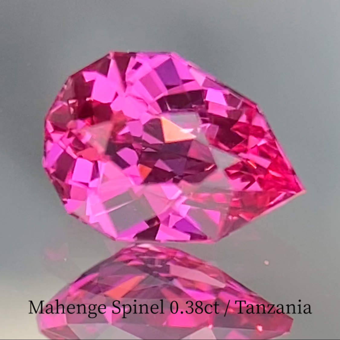 Mahenge Neon Pink Spinel 0.385ct / Tanzania
