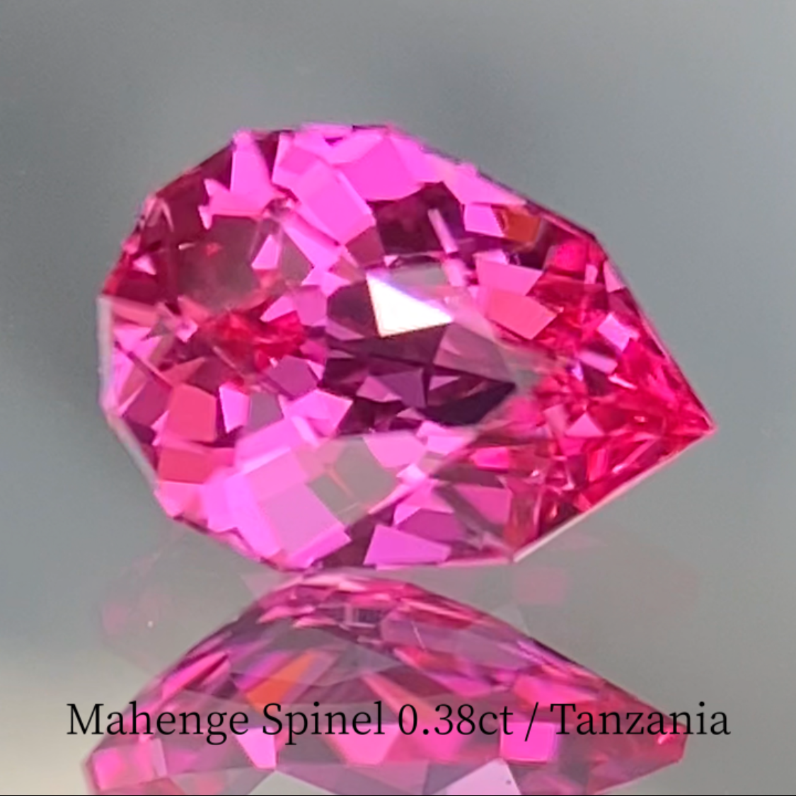 Mahenge Neon Pink Spinel 0.385ct / Tanzania