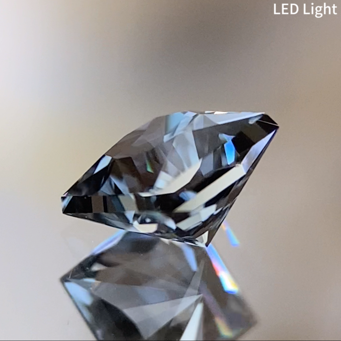 Bluish Grey Spinel 0.75ct / Iron Cobalt / Tanzania
