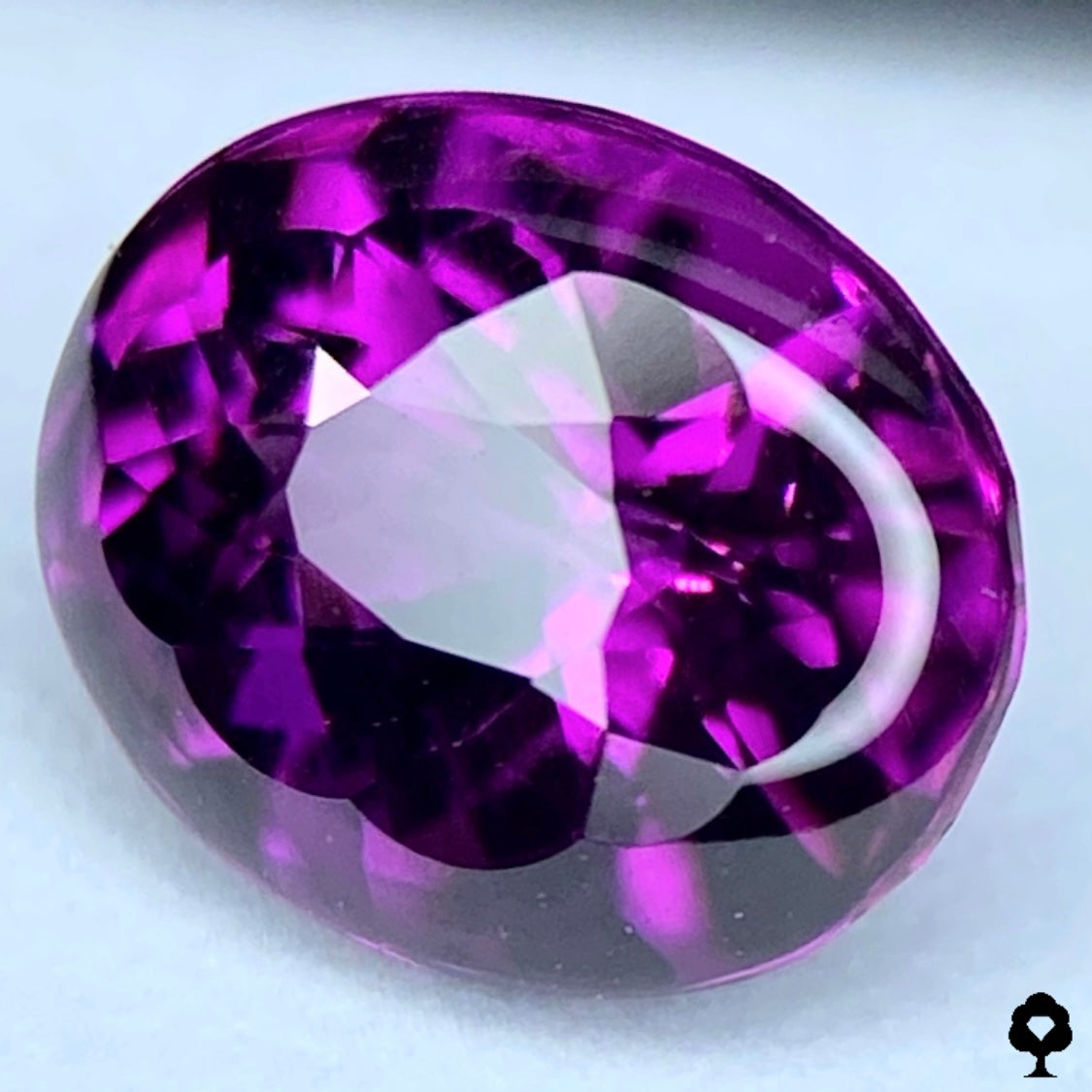 【NEW CUT】ロードライトガーネット1.62ct★バフトップに浮かぶ花が可愛すぎる新カット