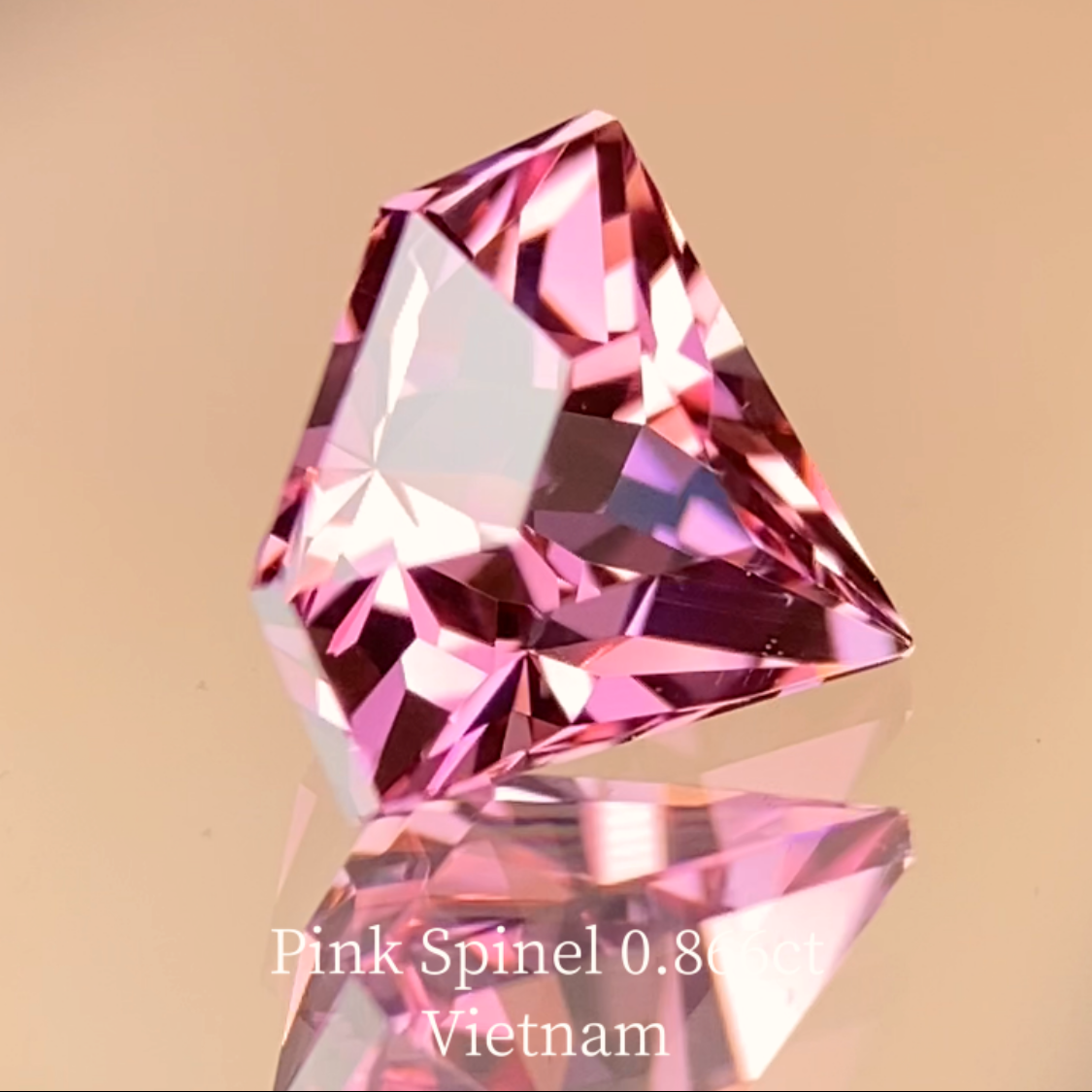 Purplish Pink Spinel 0.866ct / Vietnam