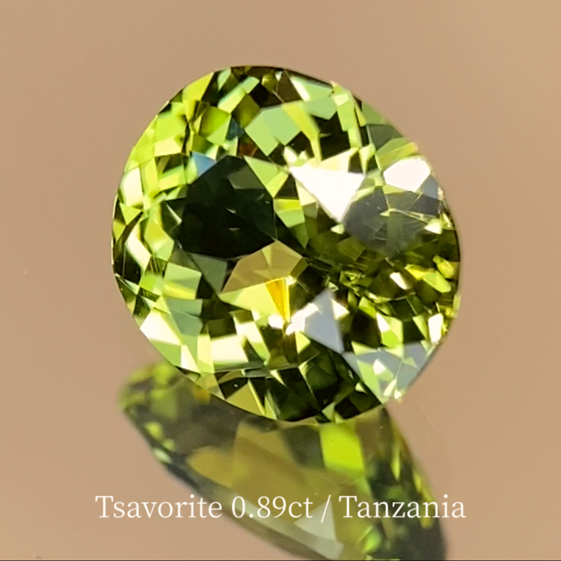 Tsavorite (Grossular Garnet) 0.897ct / Tanzania
