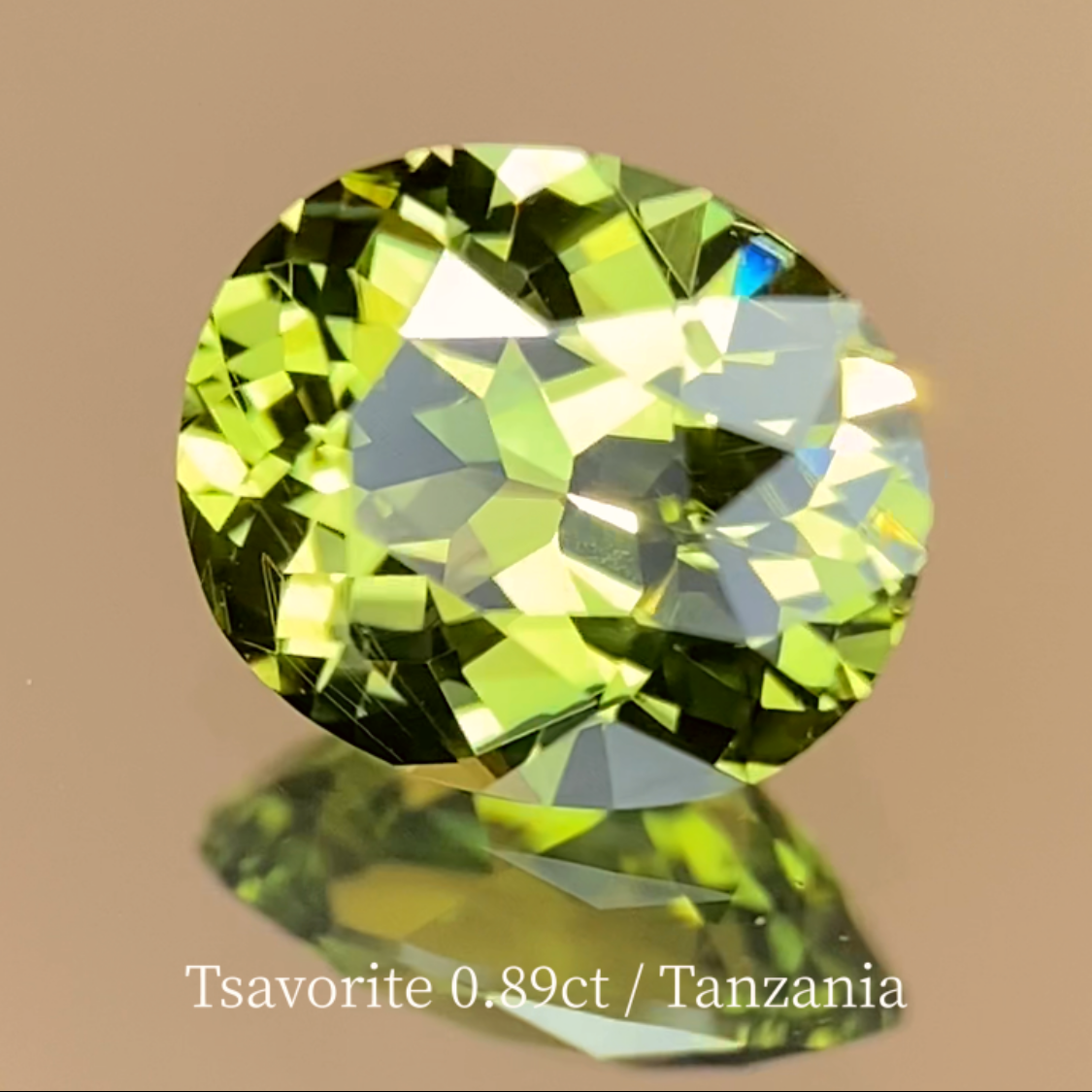 Tsavorite (Grossular Garnet) 0.897ct / Tanzania