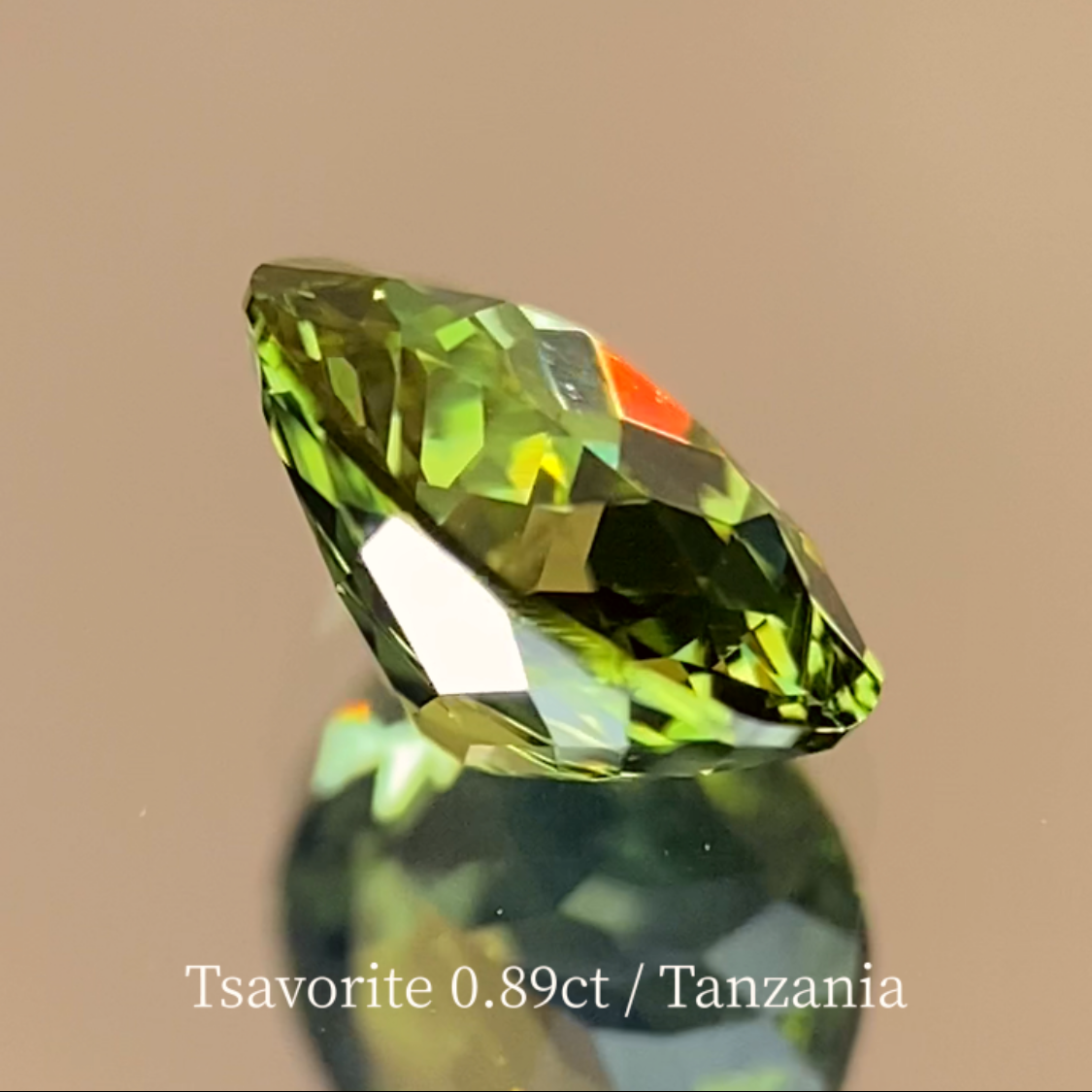 Tsavorite (Grossular Garnet) 0.897ct / Tanzania