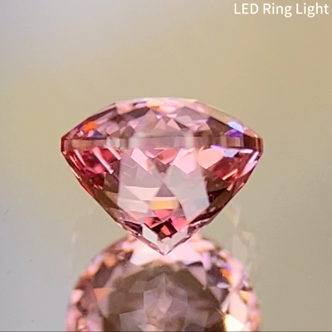 Orangy Pink Spinel 0.546ct / Tanzania