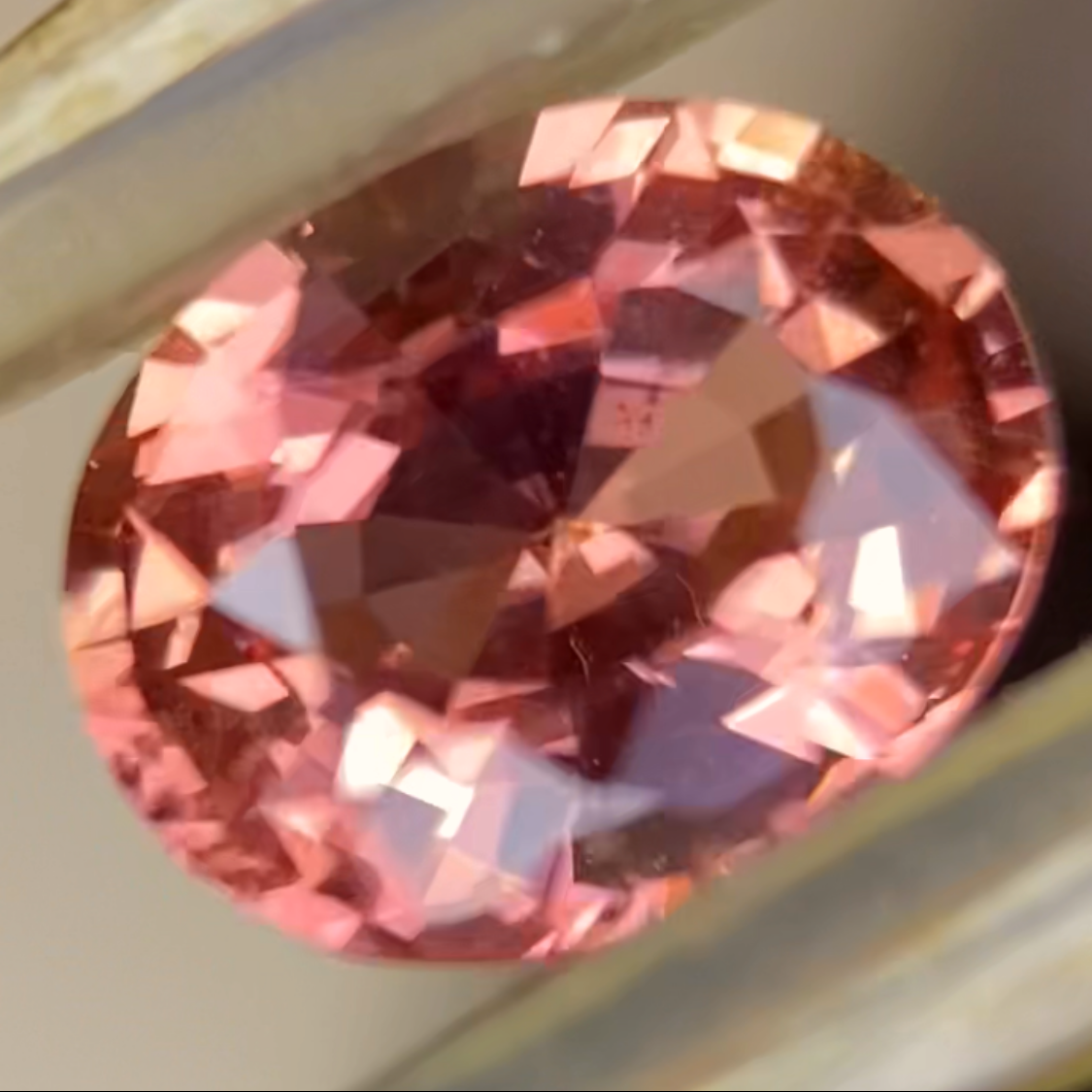 【BEFORE&AFTER】padparadscha 1.1~2ct → 1.102ct