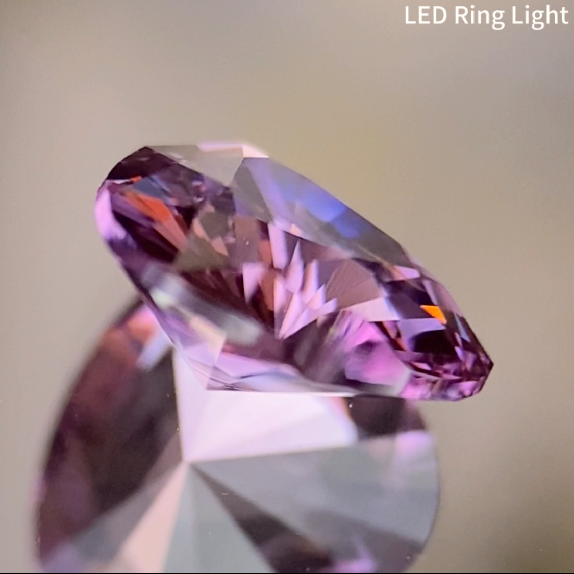 Orangy Purple Spinel 1.108ct / Tanzania