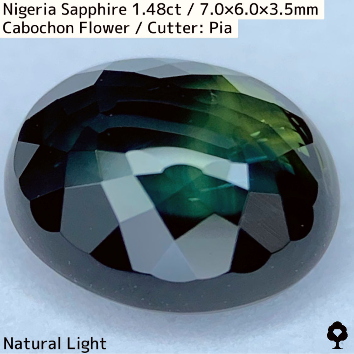 Nigeria Sapphire 1.483ct / Cabochon Flower